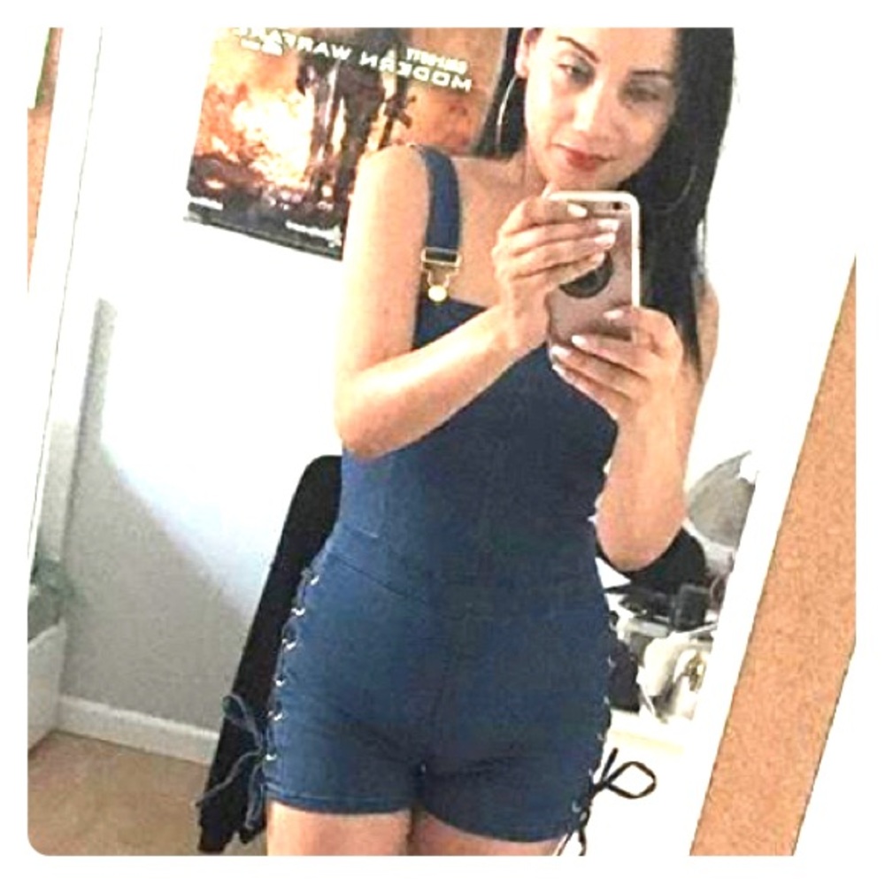 Akira Overall denim jumper